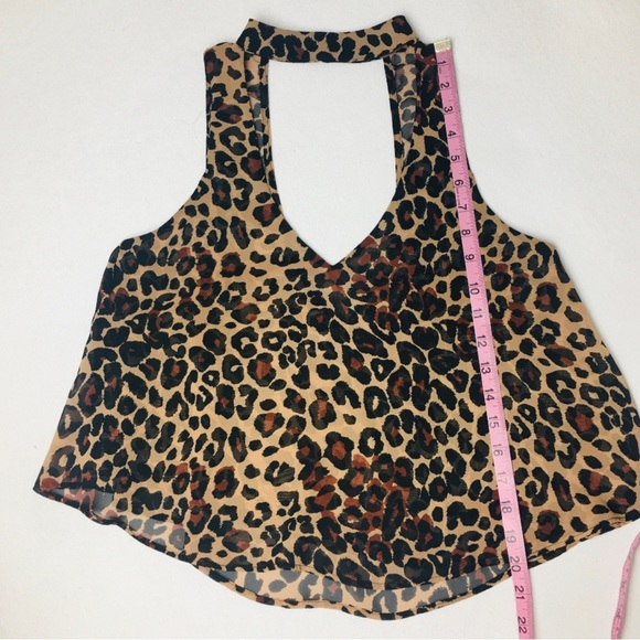 SHOW ME YOUR MUMU Leopard Sheer Blouse - Picture 5 of 8